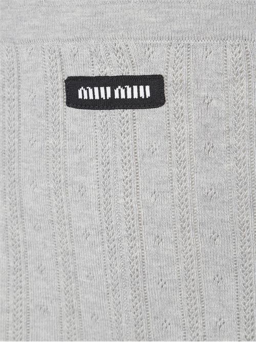 Knitted shorts MIU MIU | MMP28217OXF0031